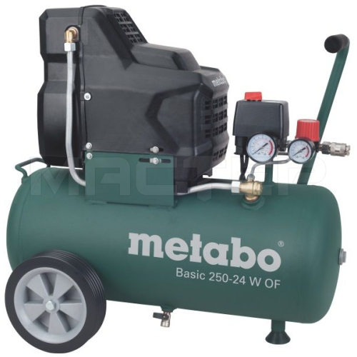 Поршневой безмасляный компрессор Metabo Basic 250-24 W OF, фото 1, цена Поршневой безмасляный компрессор Metabo Basic 250-24 W OF, фото 1, цена